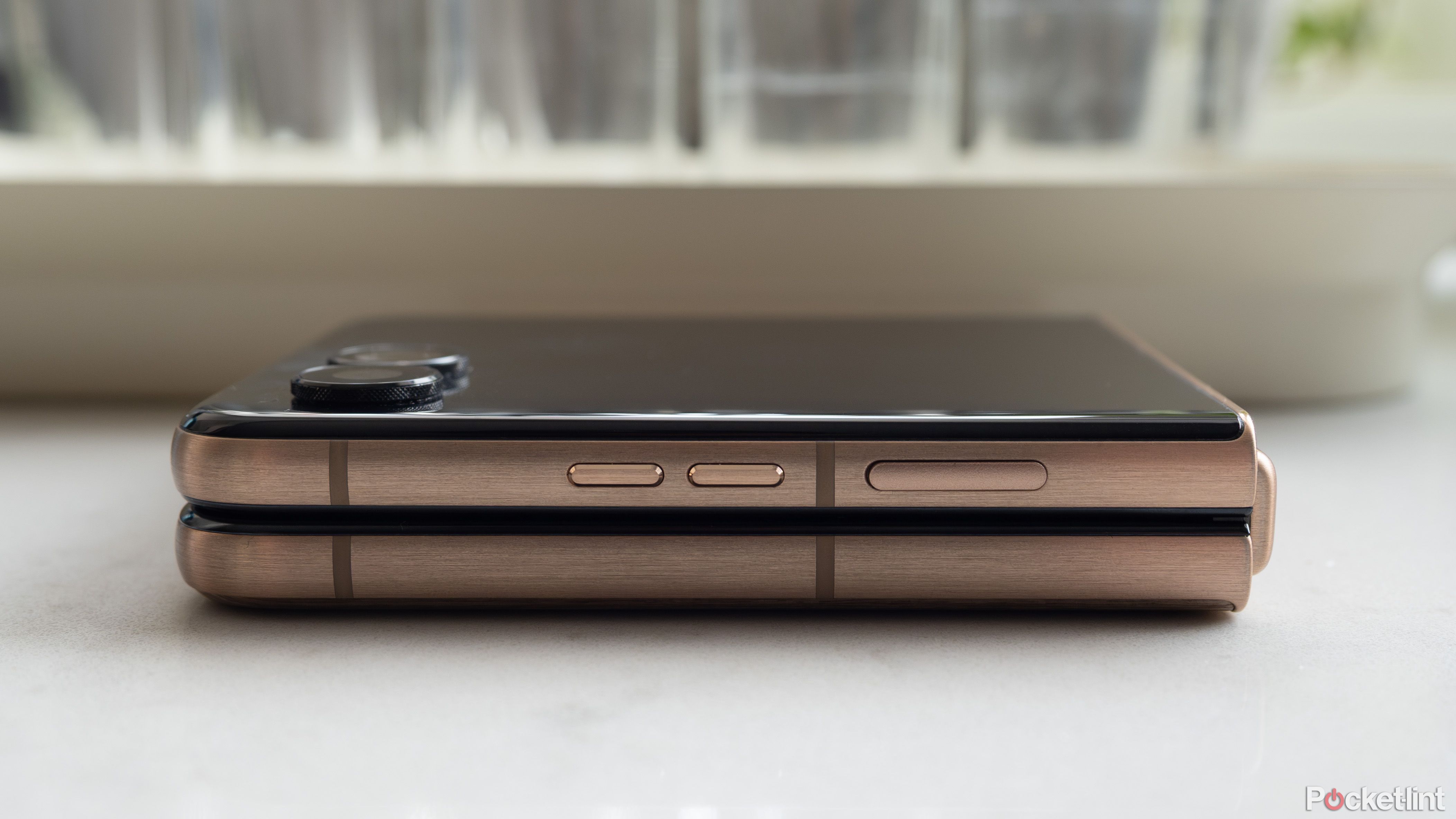The Moto Razr Ultra 2025 folded