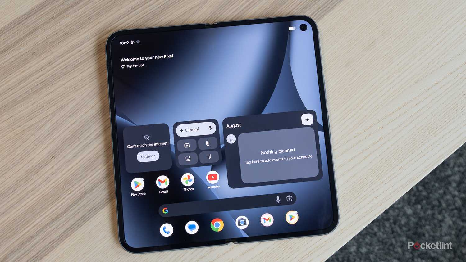Pixel 10 Pro Fold opened