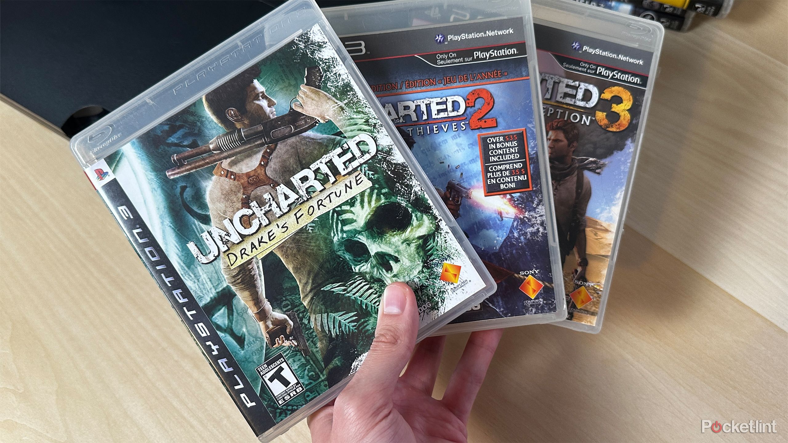 PS3 Uncharted collection.