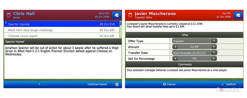 football manager handheld 2010 for iphone image 6